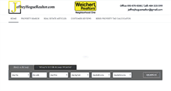 Desktop Screenshot of jeffreyhoguerealtor.com